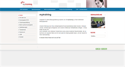 Desktop Screenshot of mytraining.at
